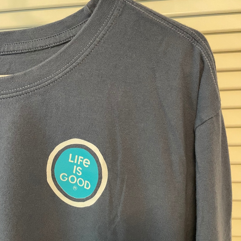 Men’s Life is Good L/S T Shirt